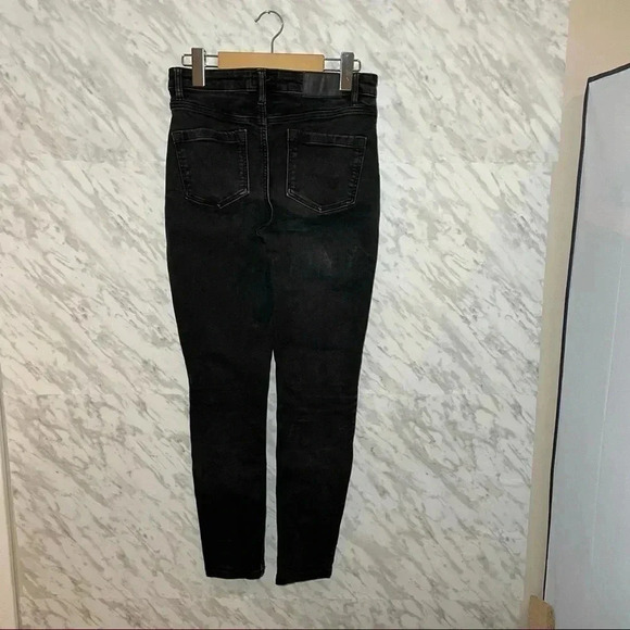 Frank and Oak Debbie Skinny Black Size 28 - Picture 2 of 4